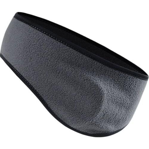 Ponytail Headband Without Buttons Thick Warm Women Winter Sweatband Outdoor Sports Running Headband Fleece Ear Cover