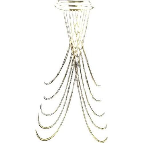 Jewelry Fashion Punk Ladies Girls Body Chain - Sexy Gold Collar Tassels Body Jewelry for Women Girls