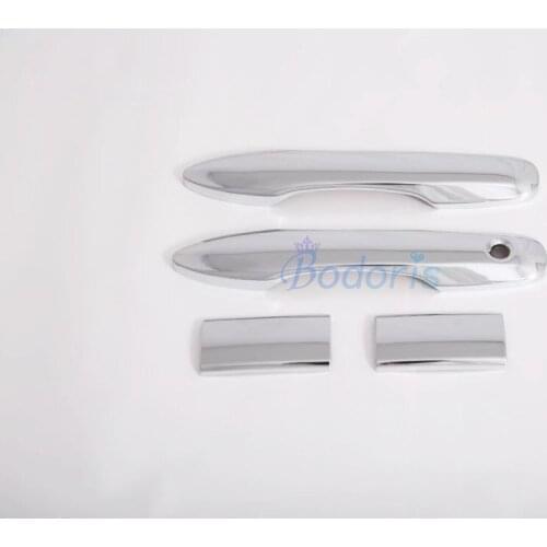DoorFront and Rear Hanlde Cover Overlay Trim Panel Chrome Car Styling For Toyota Hiace 2019 Accessories