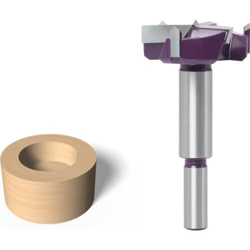 3 teeth Forstner tips Woodworking tools Hole Saw Cutter Hinge Boring drill bits Round Shank Tungsten Carbide Cutter