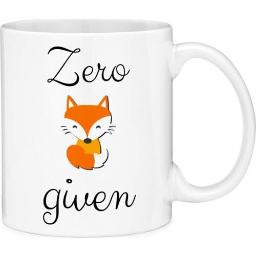Zero Fox Given Cute Funny Gift Coffee Mug (11oz)