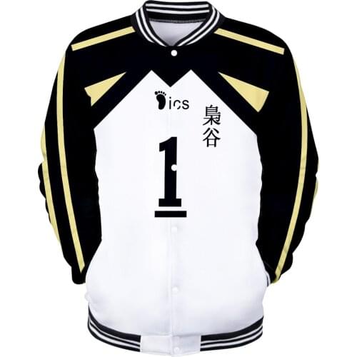 New Fashion Haikyuu Cosplay Sweatshirt Hoodies Men Spring Autumn Fleece Cotton Jacket Clothing