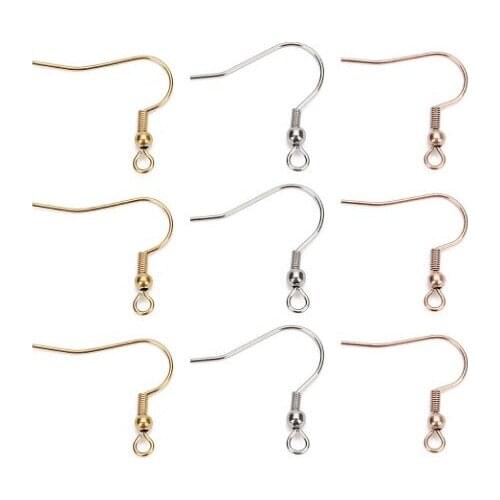 20pcs/lot 20mm stainless steel Ear hook Open Melon Seed Button For DIY Necklace Bracelet Fashion Jewelry Making Findings