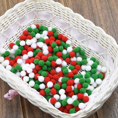 Wholesale 8 10 15 20 25 30mm Pompoms Soft Fur Fluffy Ball Arts Toy Craft DIY Apparel Sewing Fabric Supplies Wedding Home Decor