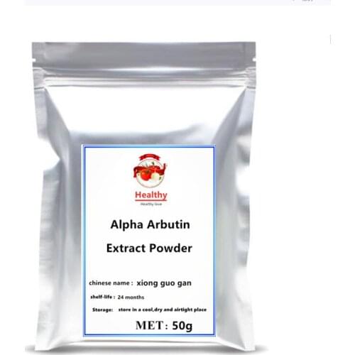 Hos Sale 100% Pure Natural Cosmetics Alpha Arbutin Extract Face Powder skin whitening Makeup Anti-aging supplement