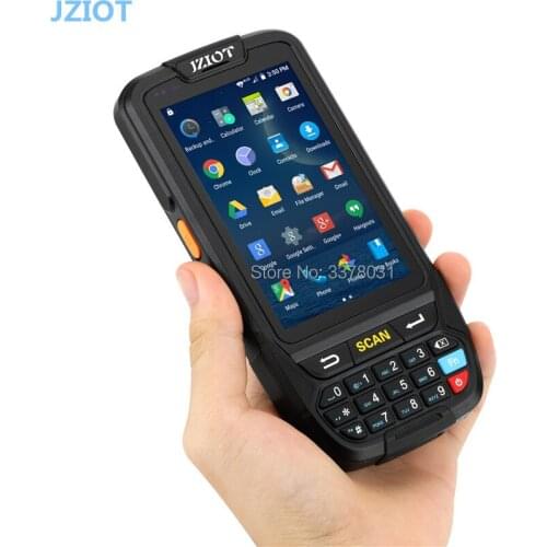 Handheld Barcode Scanner NFC UHF RFID READER WIFI 4G Bluetooth 4" NFC android handheld pda data terminal with android OS