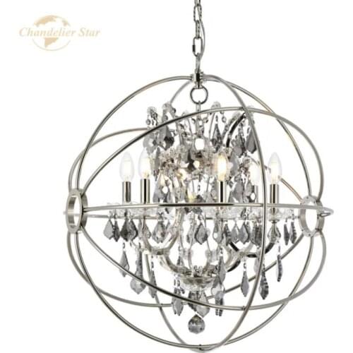 Modern Metal LED Chandeliers Lighting for Living Room Bedroom Restaurant Hotel Villa Luxury Ball Candle Gold Black Pendant Lamp
