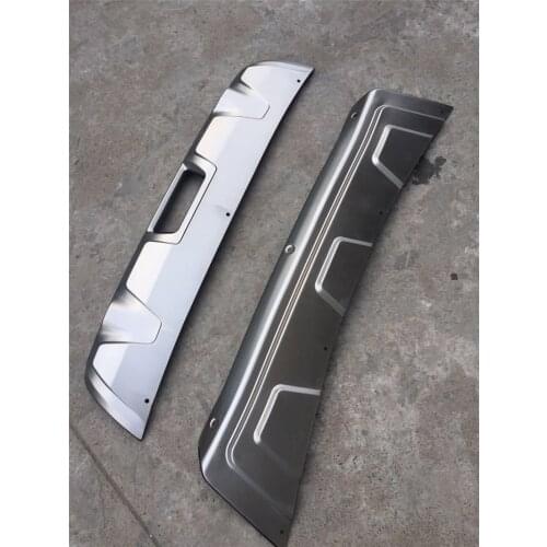 Car-styling Accessories Stainless Steel Rear Bumper Protector Skid Plate For Nissan Qashqai Dualis J11 2016 2017 2pcs