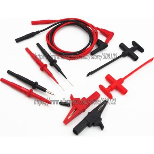 Automotive Test Lead Kit Insulation Piercing test clip Crocodile for Multimeter Meter Test Probe