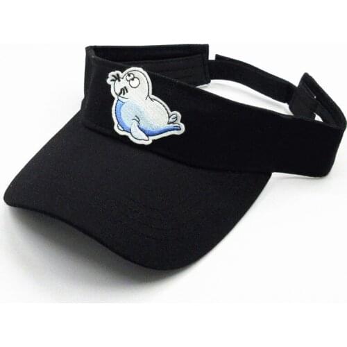 Cartoon sea lion embroidery Visors Baseball Cap Adjustable Snapback cap for men and women 95