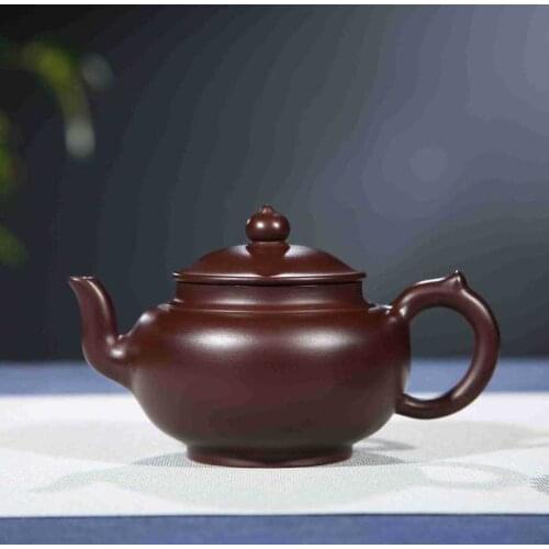 Pot of yixing are recommended by the manual undressed ore ore purple clay zhu about 260 ml tea undertakes the teapot