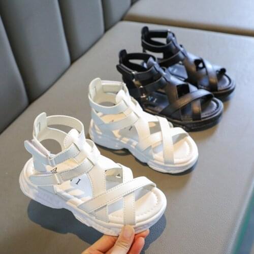 Dress Girl Summer Shoes 2021 For Kids Gladiator Princess Girl Sandal'Children Shoes Little Girls 3 4 5 6 7 8 9 10 11 12 Years