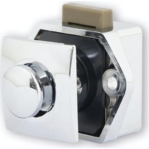 Diameter 20mm Camper Car Push Lock RV Caravan Boat Drawer Latch Button Locks
