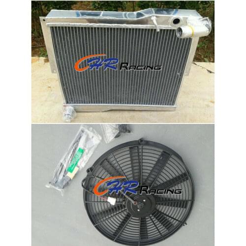 FOR 56MM ALUMINUM ALLOY RADIATOR MG MGB GT/ROADSTER 1977-80 1977 1978 1979+FAN