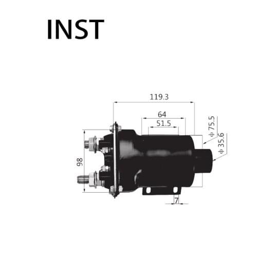 ELECTROMAGNETIC SWTICH SOLENOID FOR 12V 8.5KW 1115556 1115565 1115575 1870 1115556 1119853 1119862 1119879 1119895 5L8735