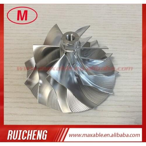 GT3782VAS 6+6 blades 59.10/82.04mm billet/milling compressor wheel 759361-0010 GT3782R with an 82mm, 50 trim compressor wheel