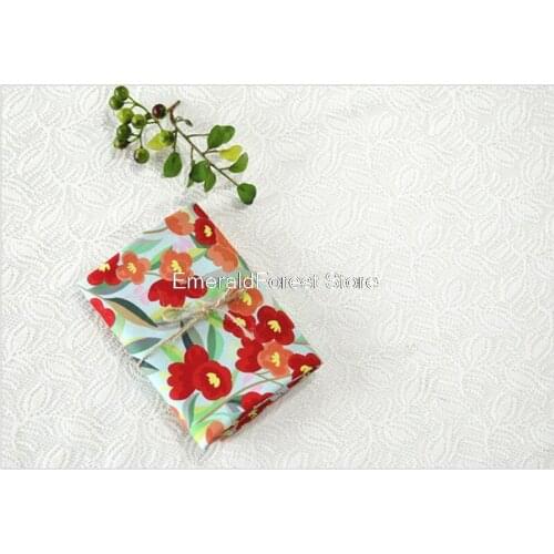 South Korea imported plain cotton fabric, Nordic style digital printing, handmade DIY clothing dress fabric cotton 90cmx110cm