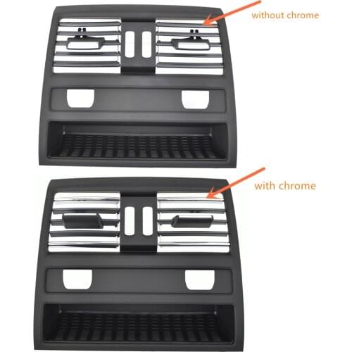 Rear Center Heater hole Console Air Vent Cover 64229158312 Fresh air grille center For BMW 5 Series F10 F11 520 525 F18 10-16