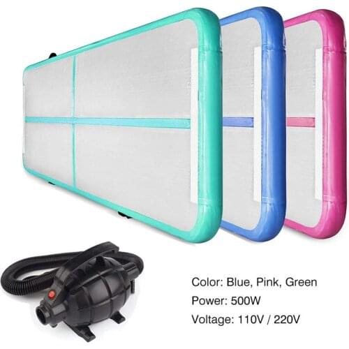 Free Shipping Cheerleading Gymnastics Mat DWF 5M Air Track Mats With Pump Customized Tumbling Track/Training Mat Promotion