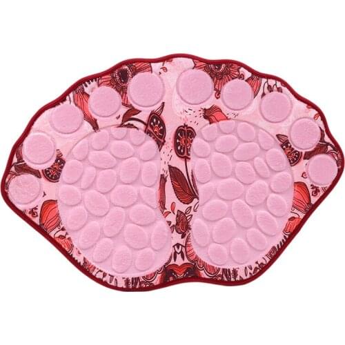 Home Cobblestone Embossed Ankle Bath Mats Bedroom Living Room Bathroom Kitchen non-slip Absorbent Mat Home Decor