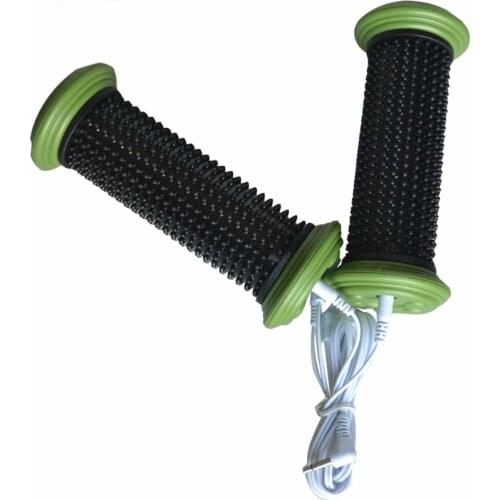 TENS Hand Massage Roll Electrode Acupuncture Therapy Massager Muscle Stimulator Physiotherapy For Hand Relaxing Rubber Material