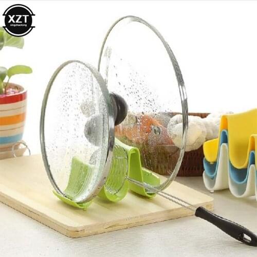 Multifunctional Spoon Rack Rest Pot Pan Lid Rack Stand Holder Kitchen Cooking Utensil Tool Storage Holder Rack