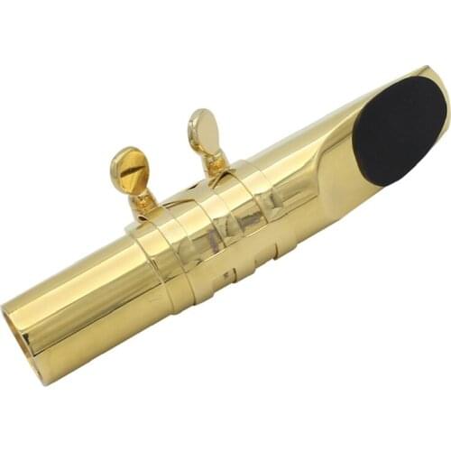 Musical Instruments Metal Nozzle With Cap Professional Practical Tone Alto Sax Saxophone Mouthpiece Accessories