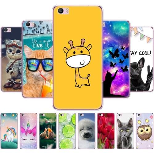 Soft TPU Painting Cases For xiaomi Mi5 Mi 5 M5 Transparent Phone Cases Cover For xiaomi mi5 mi 5 m5 silicon cartoon
