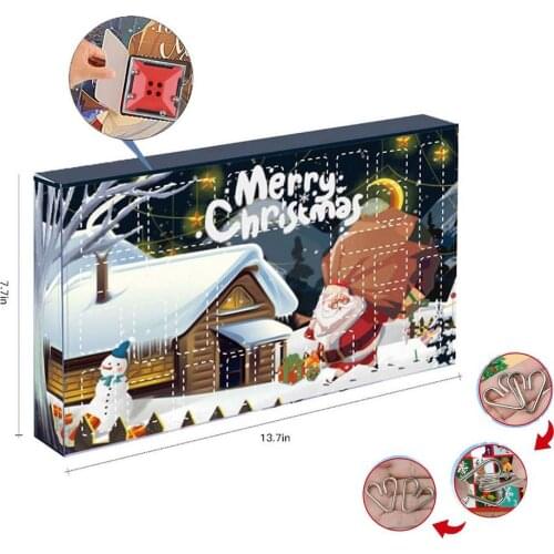 Christmas Advent Calendar Christmas Themed Diy Advent Calendar 2021 Christmas Educational Toys Kids Gift Themed DIY Charm