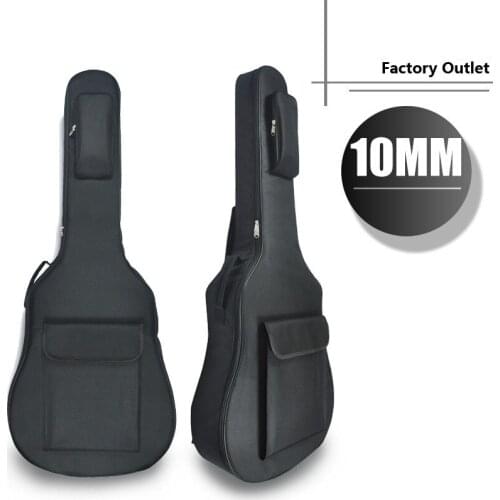 New Ballad Thickened Guitar Bag 41 Inch 10M Clamshell Front Pocket Plus Cotton Wrist Guitar Backpack Piano Bag