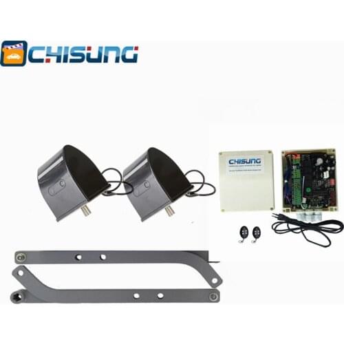 DC Curve arm gate opener automatic opening system for hinged gated