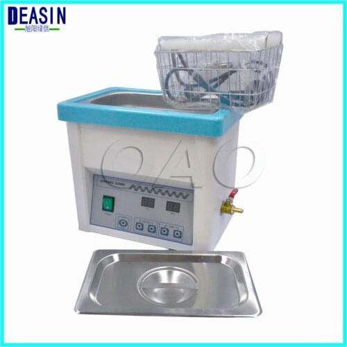 Dental Digital Ultrasonic Handpiece loupes Cleaner 5L Mini Laboratory Equipment