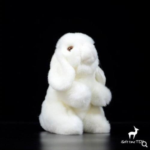Super lovely White Rabbit Plush Toy Stuffed Doll High Quality Simulation Animal For Baby Children Kids Gift
