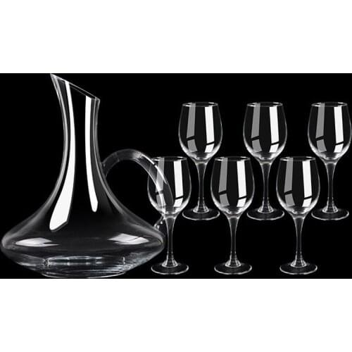 Superior Decanter Bottle Handmade Crystal Red Wine Brandy Champagne Glasses Separator Bottle Jug Pourer Aerator For Family Bar