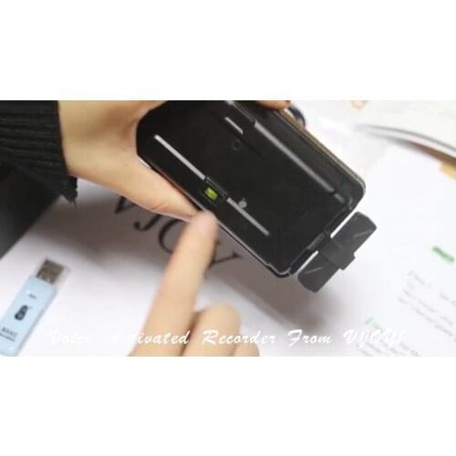 Vjoycar Smart digital voice recorder Q805 5000mah GSM Voice Activated Recorder LBS Location with Long meter recordings