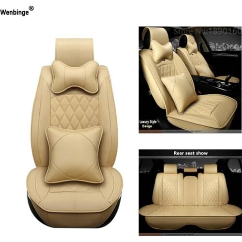 Universal PU Leather car seat covers For Citroen DS DS3 DS4 DS4S DS5 DS6 car accessories auto sticker car styling 3D Black/Red