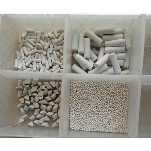 Bowl drum rotary tools accessories polishing machine White Corundum Polishing Media Abrasive stainless steel ball magnetic pin