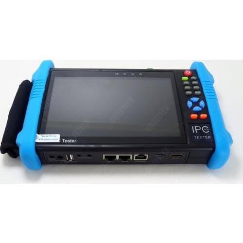 Wanglu 7 Inch 6 In 1 IP HD CCTV Tester Monitor Analog AHD TVI CVI SDI Camera Tester H.265 4K 8MP 4MP 5MP ONVIF WIFI POE 12V Out