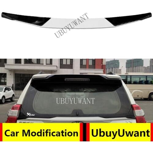 Fit For Toyota Prado LAND CRUISER 2700 2010-2019 Rear Middle Spoiler ABS Material Painted Color Car Tail Wing Decoration