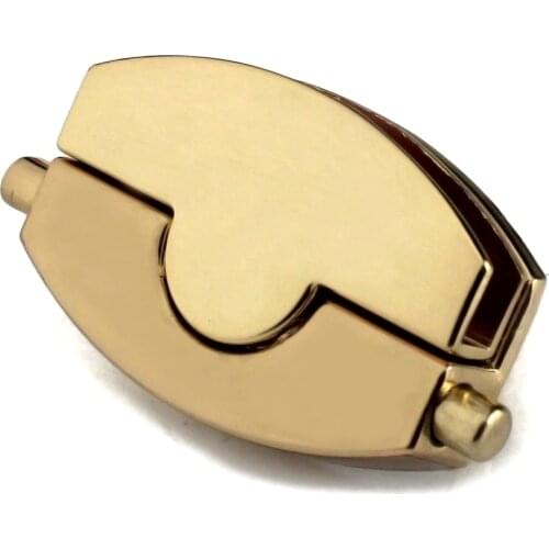 1pcs Zinc Alloy Turn Lock Fashion Cute Press Lock Clasp Leather Craft Women Bag Handbag Shoulder Bag Purse DIY Hardware