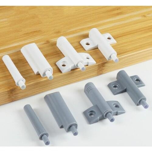 2PCS Stoppers Damper Buffer Soft Quiet Close for Cabinet Door Cupboard Furniture Hardware Bumper Plastic Gray White Buffer