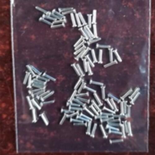 34pcs D0.8mm*4mm*1.5mm module power pin flat head cap straight needle tin-plating