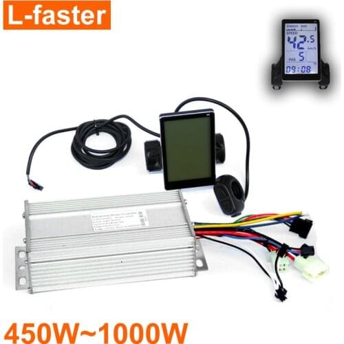 450W~1000W Electric Bicycle Speedometer Electric Scooter Display Instrument Big Screen Electric Bike Riding Recording Instrument