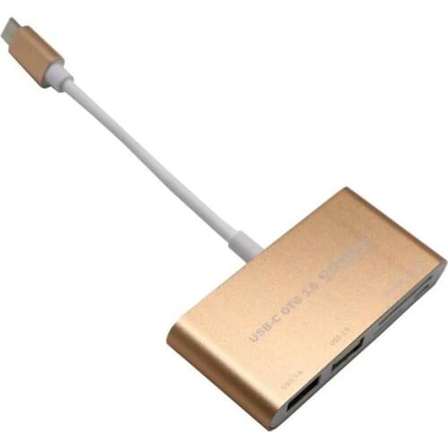 5-In-1Type-C USB-C 3.1 OTG USB 3.0 2.0 Hub SD/TF Card Reader Combo High Quality USB SD Adapter Cardreader