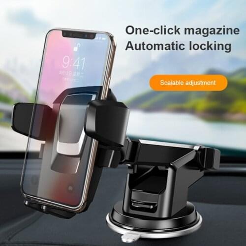 Dashboard Car Phone Holder Windshield Gravity Mobile Phone Holder Stand in Car No Magnetic GPS Mount Support For iPhone Samsung