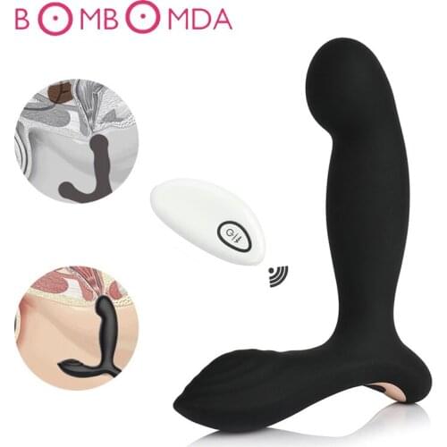 Wireless Remote Dual Motor Vibrators Silicone Prostate Stimulate Massager 10 Frequency Anal Plug Adult Products Sex Toys For Men