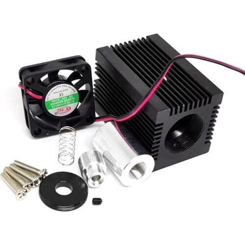 DIY 3350mm 5.6mm TO18 Laser Diode Housing Case w/405nm 450nm Blue Laser Glass Collimating Lens