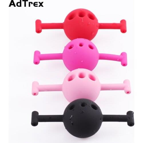 Exotic Accessories Open Mouth Gag Ball Plug Adult Restraint Slave Sex Toy