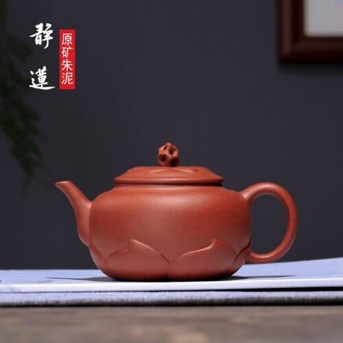 Jianming purple clay pot hand-painted Jinglian pot hand-painted pot genuine teaware wholesale Taihu stone one by one