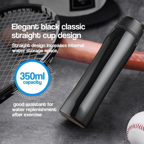 ICafilas Coffee Maker French Press12 oz(350 ml) Portable Coffee Travel Mug, Coffee Press for Ground Coffee, Keeps Cold & Hot